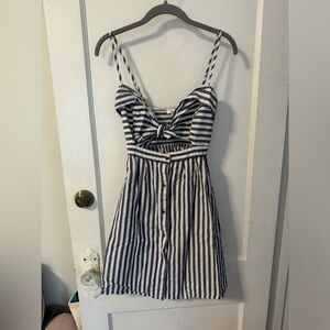 Striped dress size small